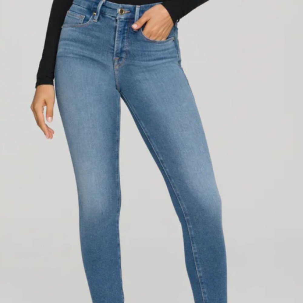 Good American Good Legs Skinny Jeans in Blue655